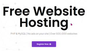 infinityfree.com homepage